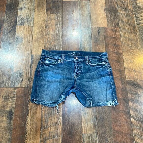 7 for all Mankind jean shorts 29 (5000F) - Picture 1 of 8